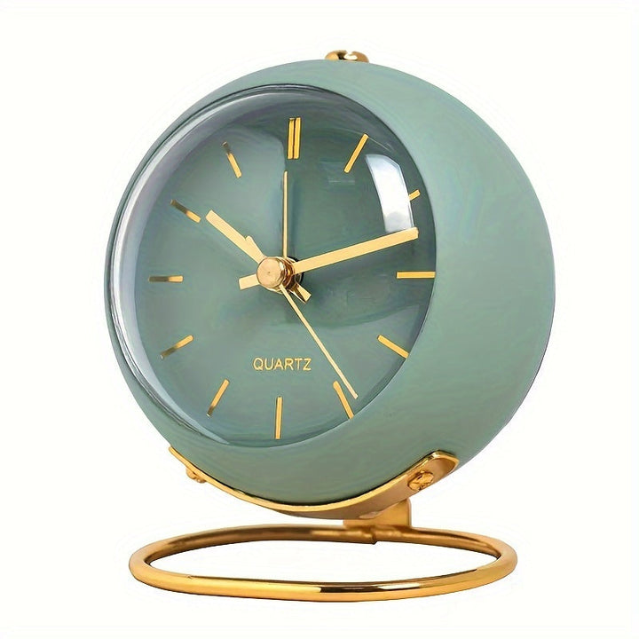 Retro Analog Alarm Clock – Buzzley-Green-The Livary