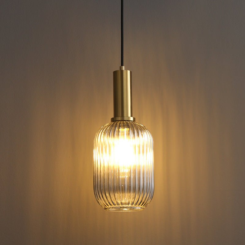 Retro Glass Pendant Lamp - ColorVibe-Brown-A-Nora Luxe