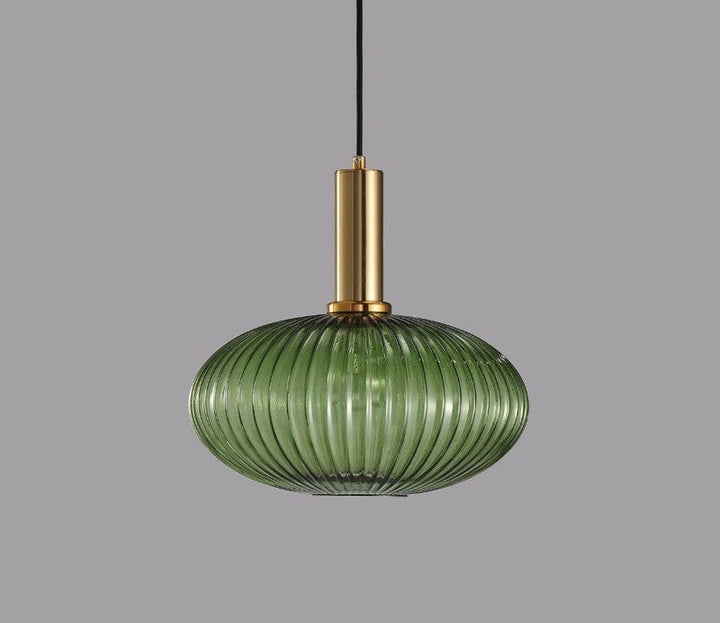 Retro Glass Pendant Lamp - ColorVibe-Green-C-Nora Luxe