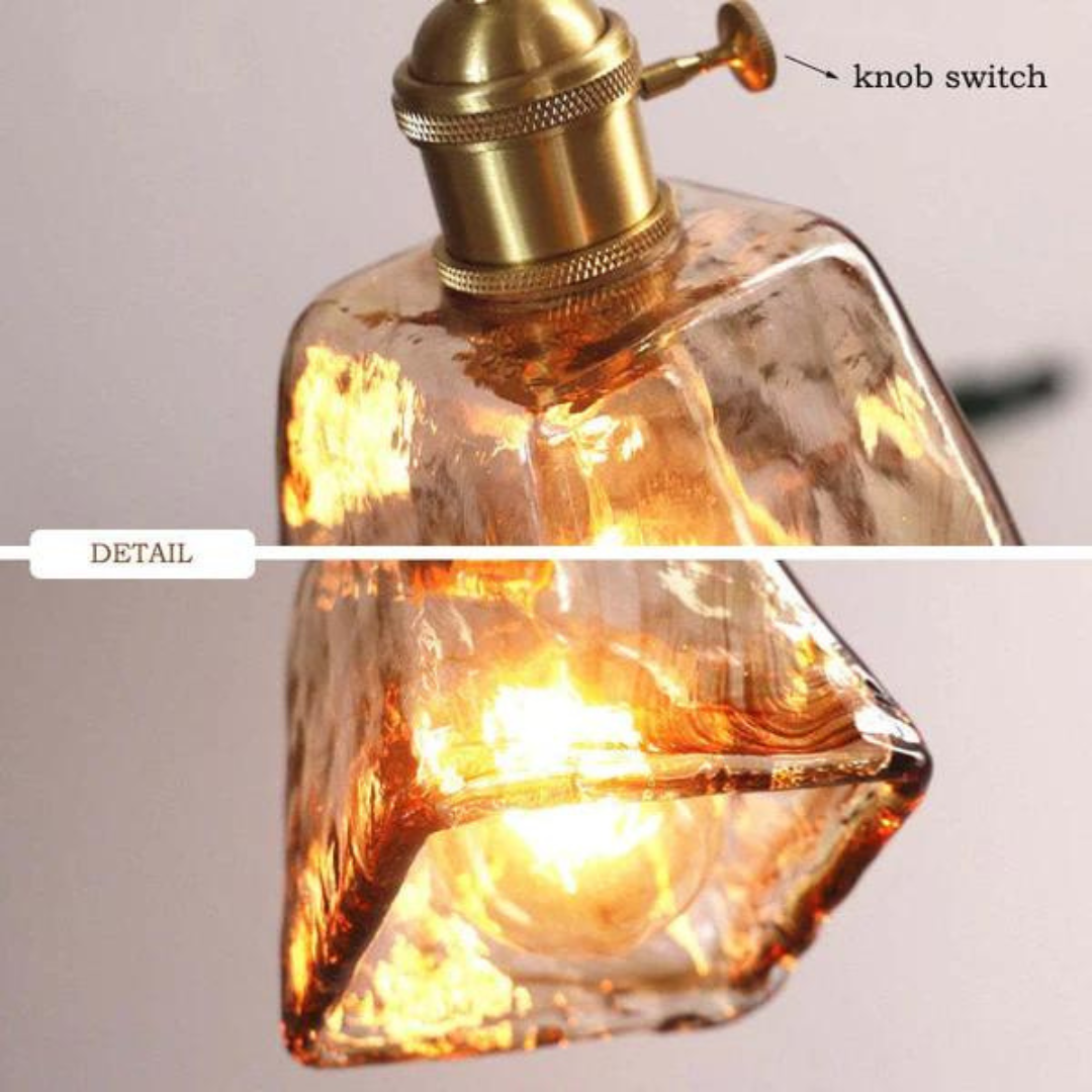Retro LED Hanging Lamp - Jasper-A-Nora Luxe