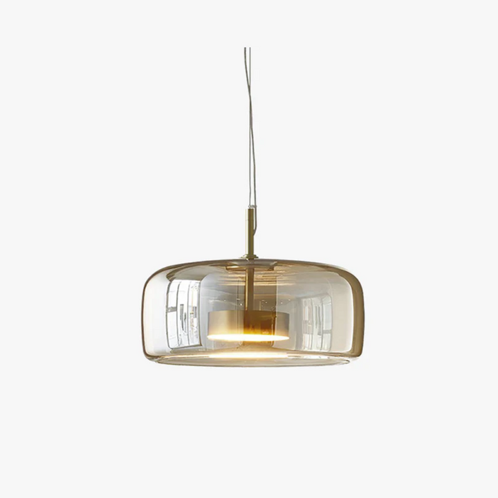 Retro LED Pendant Lamp - VintageGlow-Amber-9.84 in-Warm White-Nora Luxe
