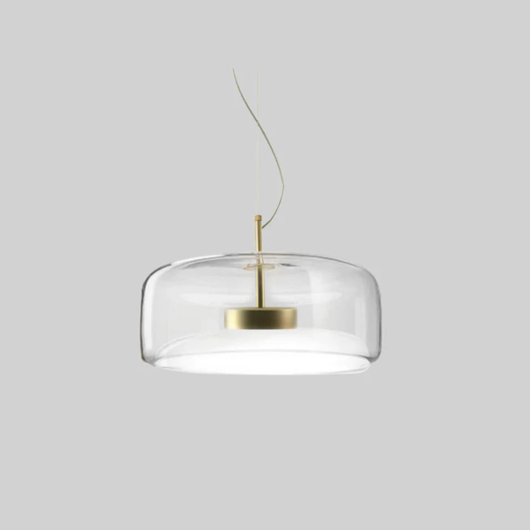 Retro LED Pendant Lamp - VintageGlow-Transparent-13.77 in-Warm White-Nora Luxe