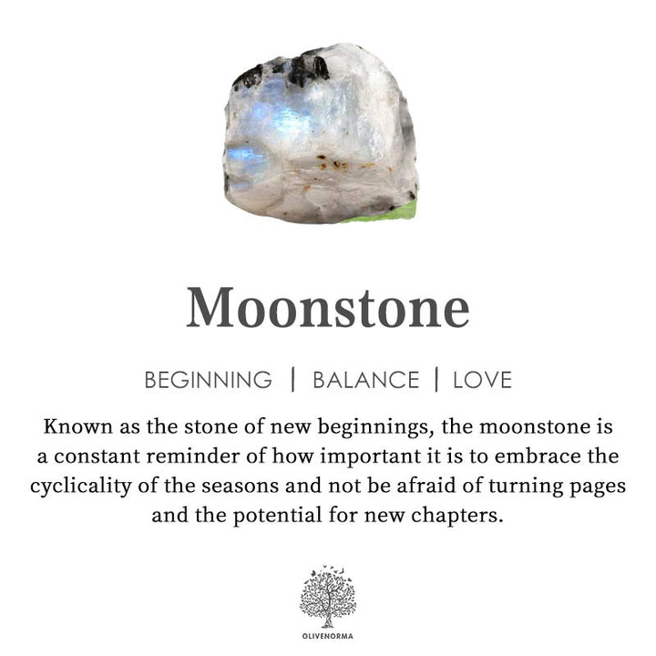 Retro Moonstone Necklace - Selene-Nora Luxe