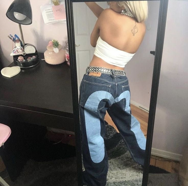 Retro Street Jeans – Jaxen-Blue-S-The Livary