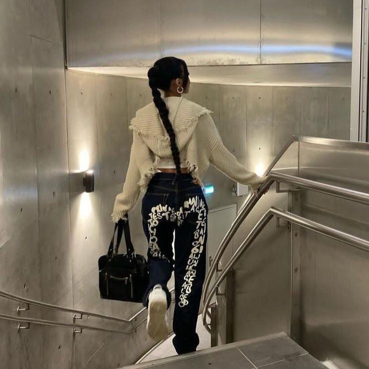 Retro Street Jeans – Jaxen-Pink-S-The Livary