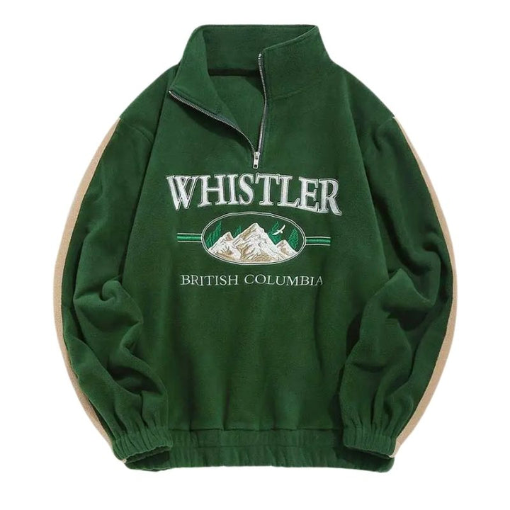 Retro Whistler Sweater - Milo-Green-XS-Nora Luxe