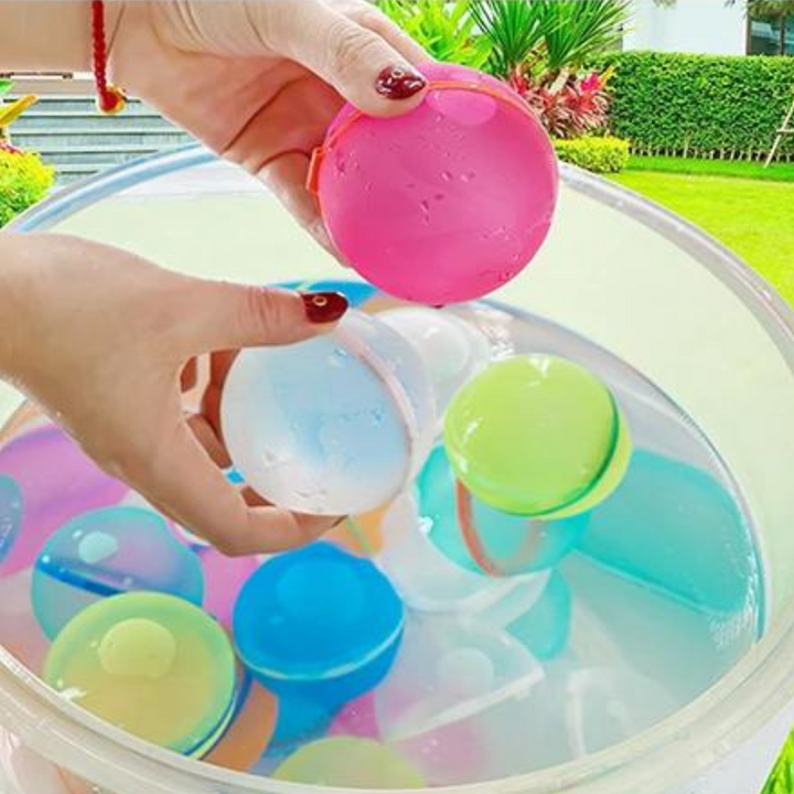 Reusable Water Balloons - AquaFun-8-Pack-Nora Luxe