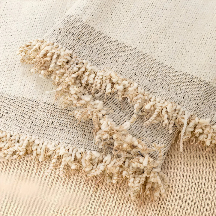 Reversible Chenille/Cotton Sofa Cover - LuxeCasa-70.87″ × 51.18″-Gray-Nora Luxe