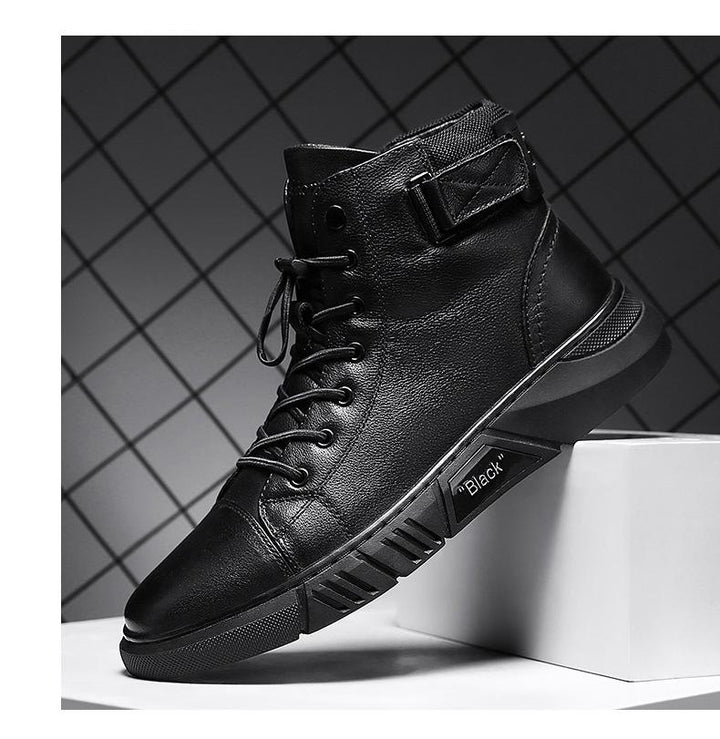 Robust Black Men's Shoes - Maxwell-6.5-Nora Luxe