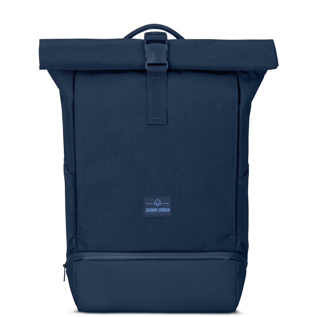 Rolltop Backpack – UrbanFlow-Dark blue-Nora Luxe