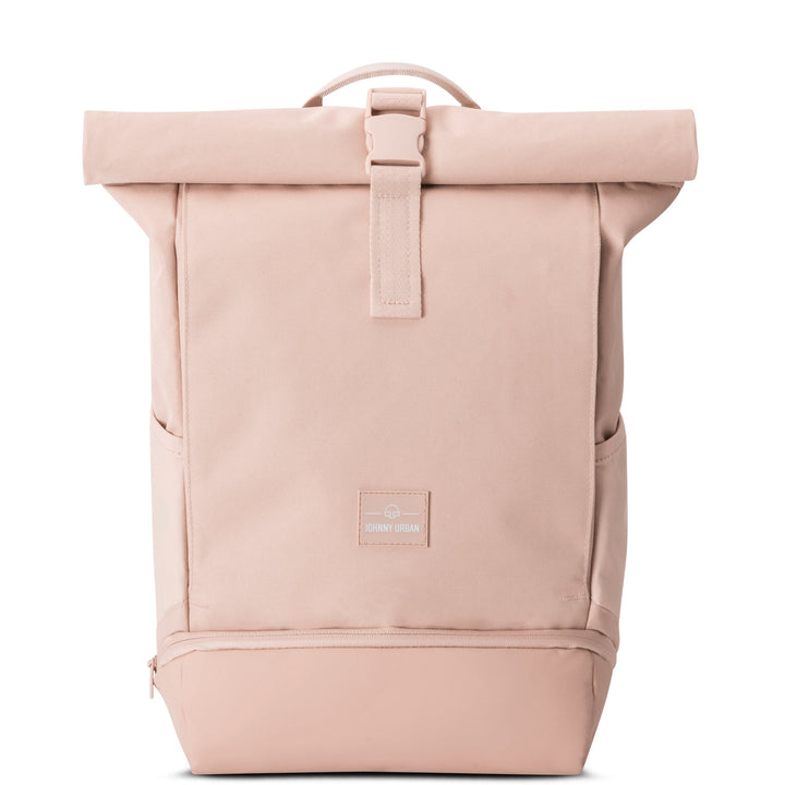Rolltop Backpack – UrbanFlow-Pink-Nora Luxe