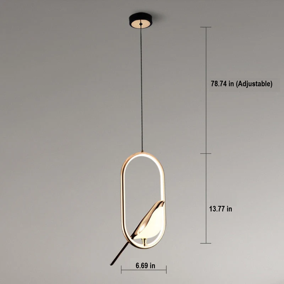 Rotating LED Wall Lamp - LuminaBird-1 Head-White Light-Nora Luxe