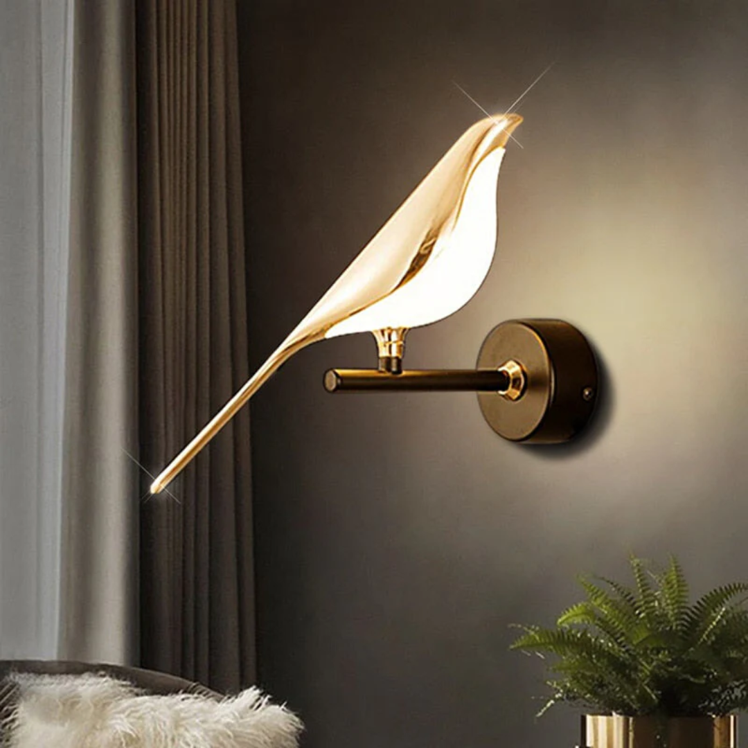Rotating LED Wall Lamp - LuminaBird-1 Head-White Light-Nora Luxe