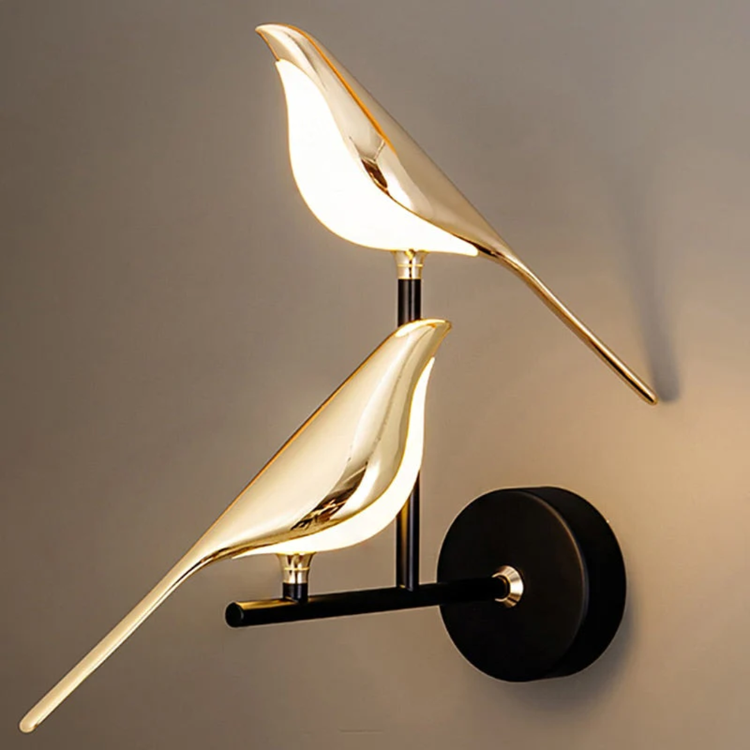 Rotating LED Wall Lamp - LuminaBird-1 Head-White Light-Nora Luxe