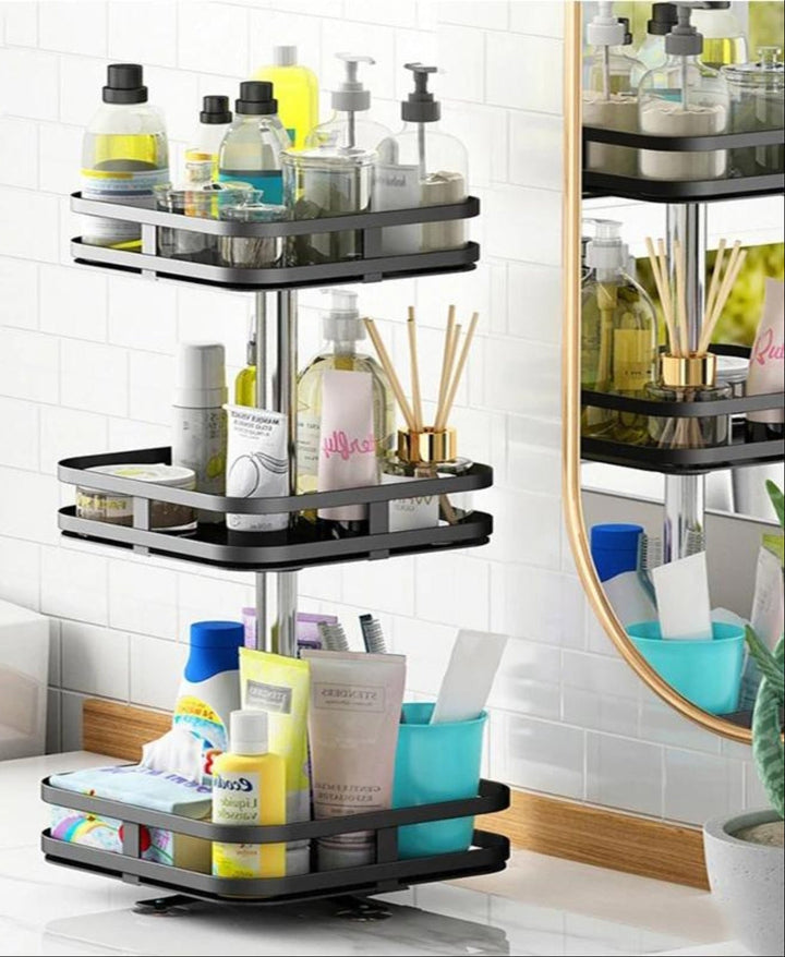 Rotating Storage Rack - TwistRack 360°-Round-1 Layer-Nora Luxe