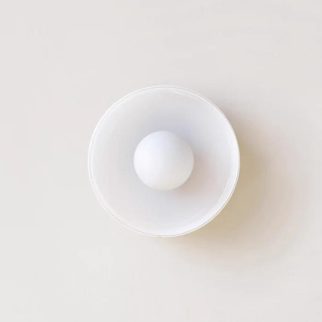 Round Ceiling Lamp with Stylish Functionality - LumiSphere-D9.82*H5.91 inches-Orange-Nora Luxe
