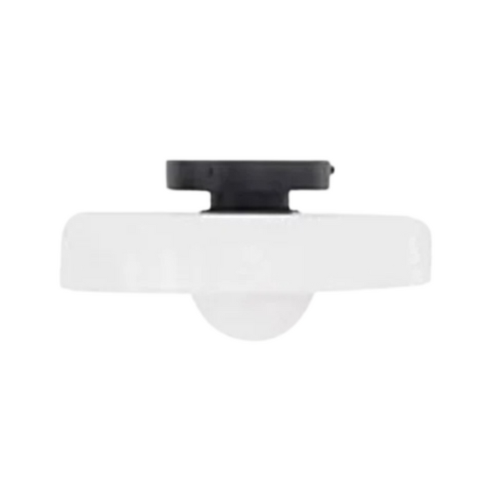 Round Ceiling Lamp with Stylish Functionality - LumiSphere-D9.82*H5.91 inches-White-Nora Luxe