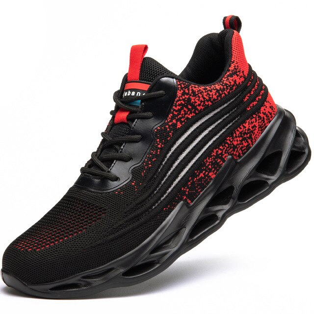 S4 Safety Shoes for Men - TitanForce-Red-6-Nora Luxe