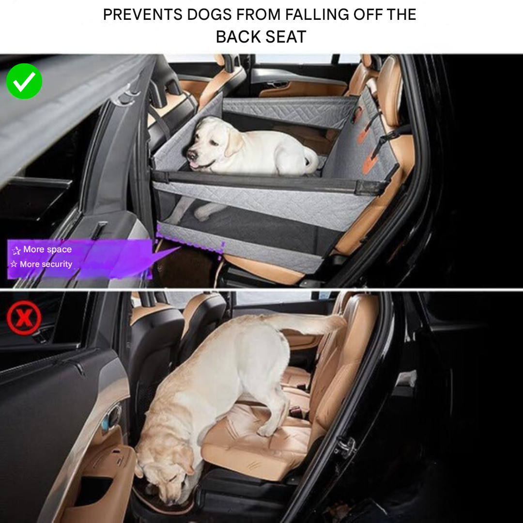 Safety mat for your dog in the car - PupProtector Plus-Gray-Nora Luxe