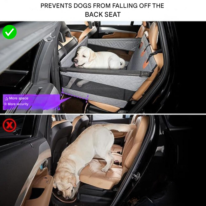 Safety mat for your dog in the car - PupProtector Plus-Gray-Nora Luxe