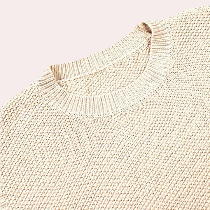 Sala - Hip Knitted Cardigan for Women-Apricot-XS-Nora Luxe