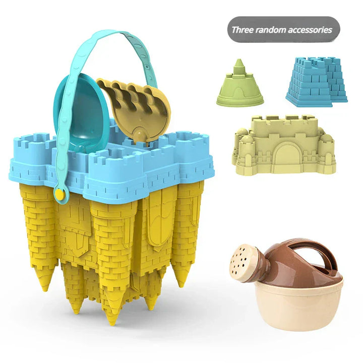 Sandcastle Playset for Kids - BeachMaster-Yellow Bucket-Nora Luxe