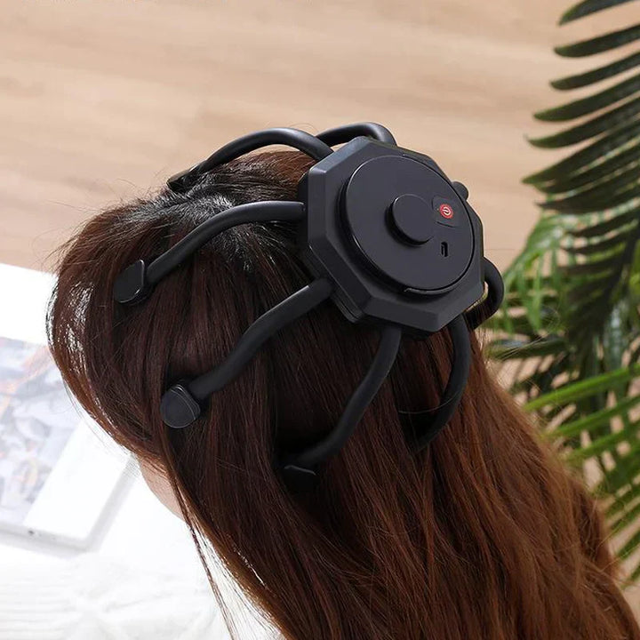 Scalp Massager - RelaxSphere-Black-Nora Luxe