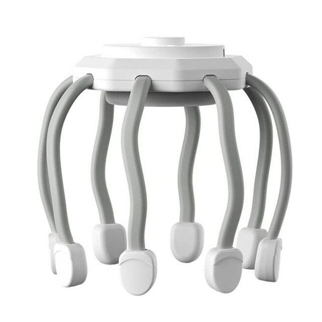 Scalp Massager - RelaxSphere-White-Nora Luxe