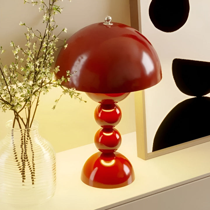 Scandinavian Design Table Lamp - FloraGlow-Black-Nora Luxe