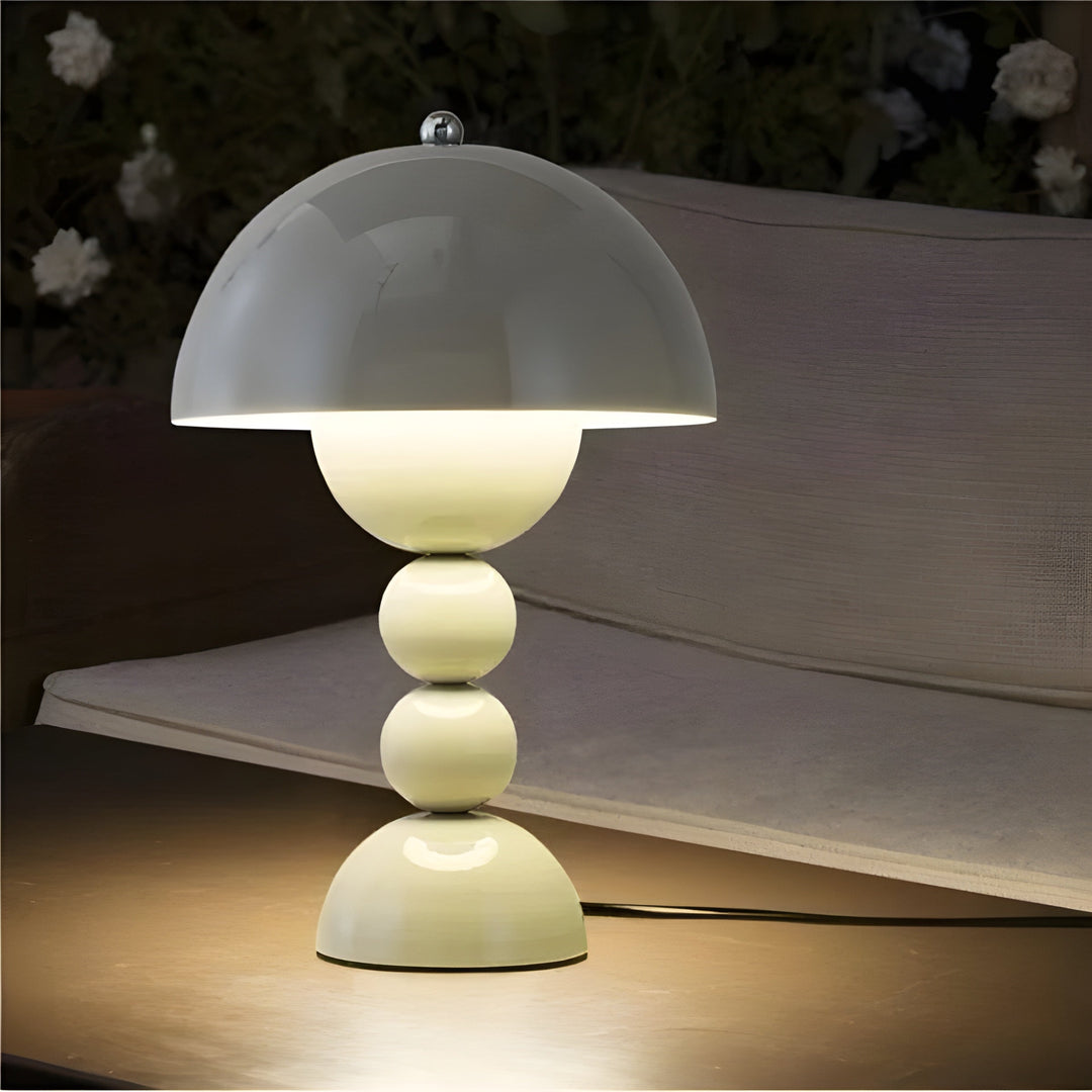 Scandinavian Design Table Lamp - FloraGlow-Black-Nora Luxe