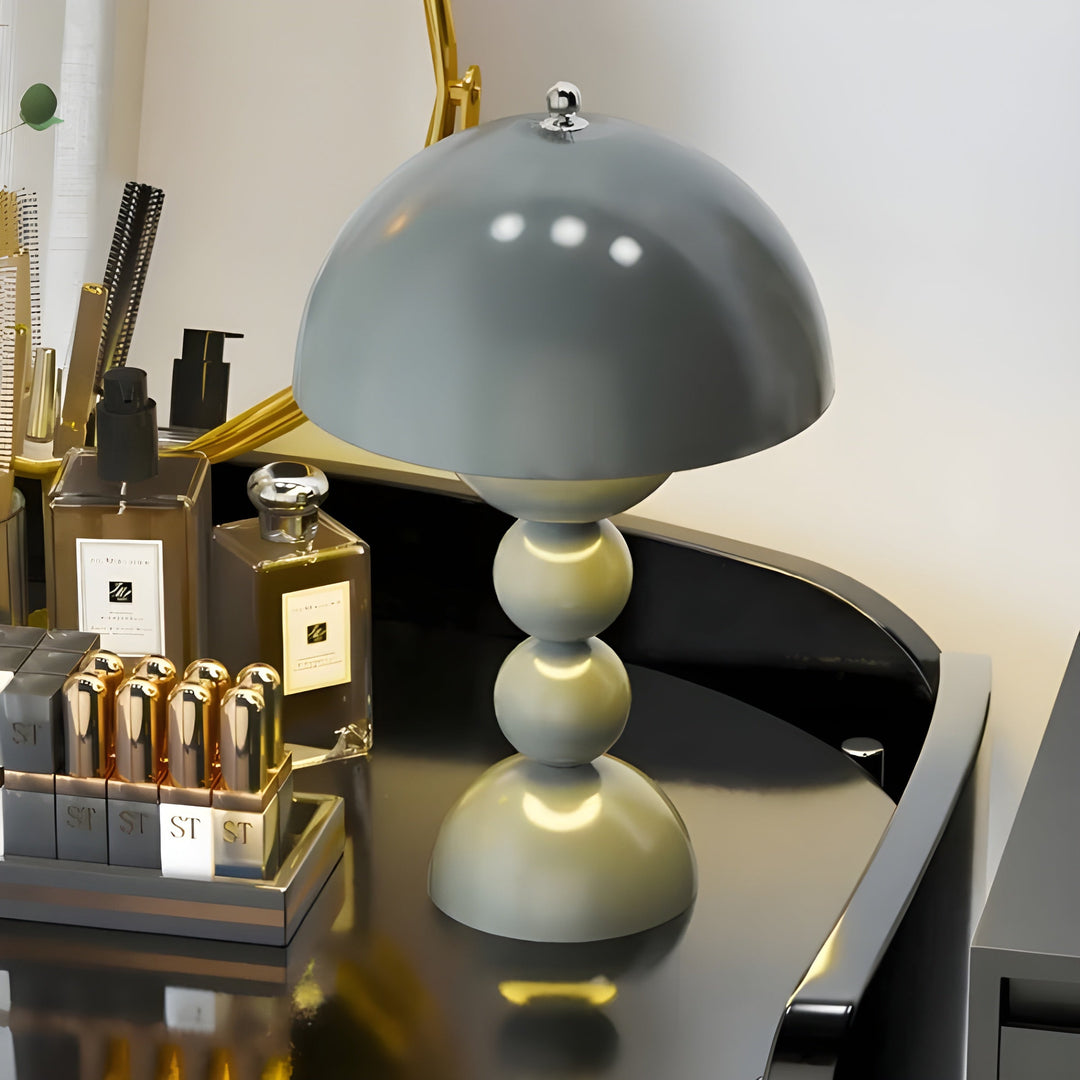 Scandinavian Design Table Lamp - FloraGlow-Black-Nora Luxe