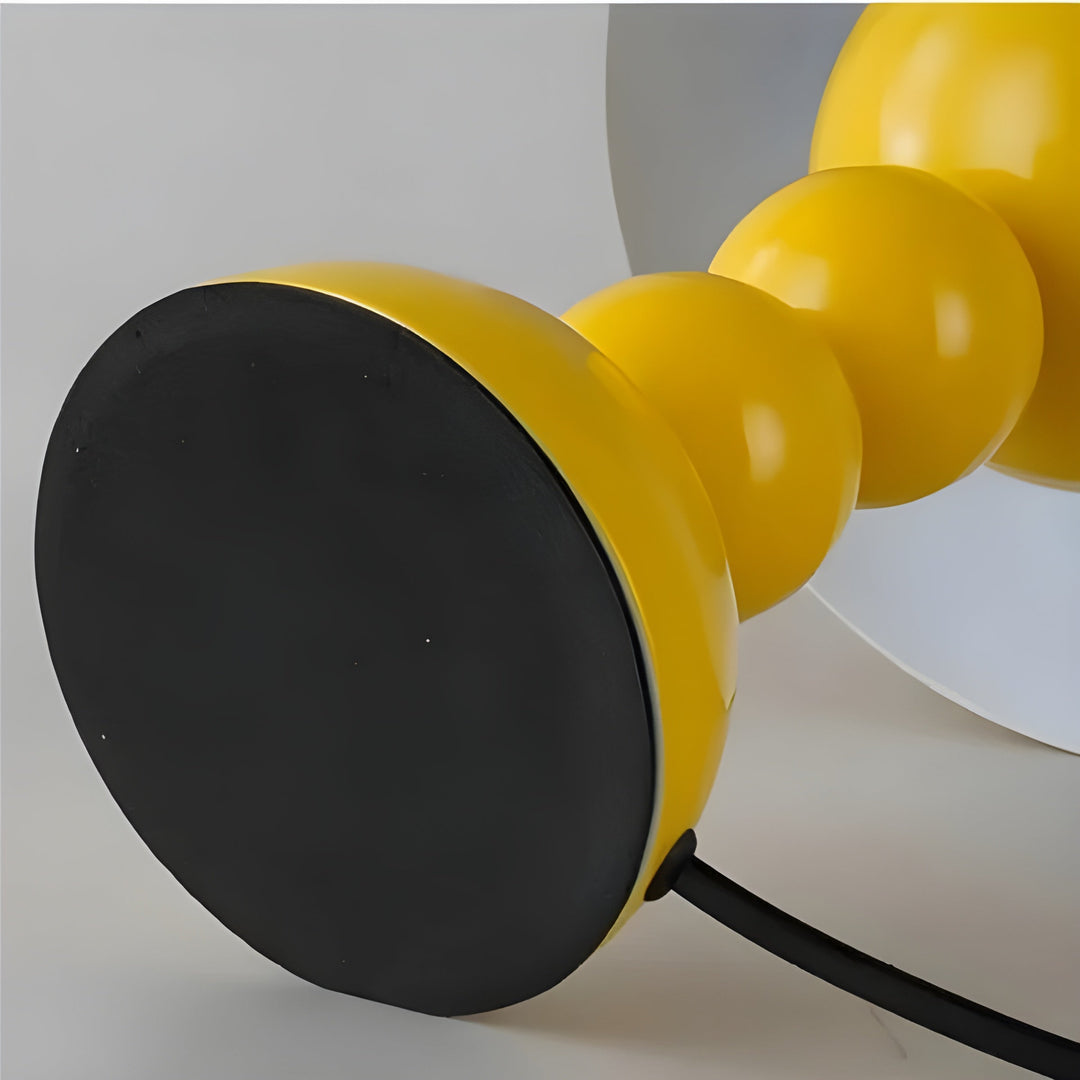 Scandinavian Design Table Lamp - FloraGlow-Black-Nora Luxe