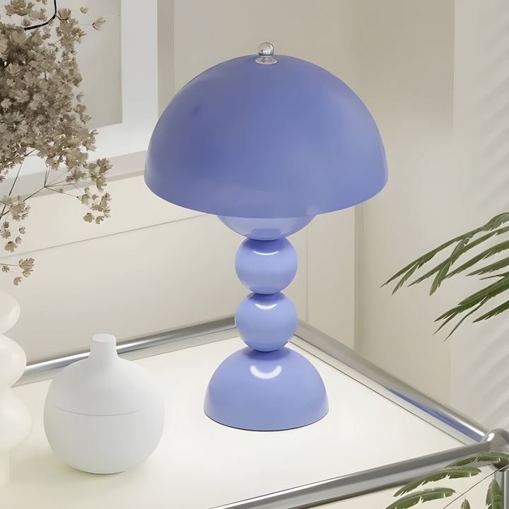 Scandinavian Design Table Lamp - FloraGlow-Black-Nora Luxe