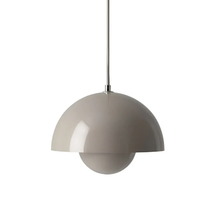 Scandinavian LED Pendant Lamp - NordicBlossom-Gray-Nora Luxe