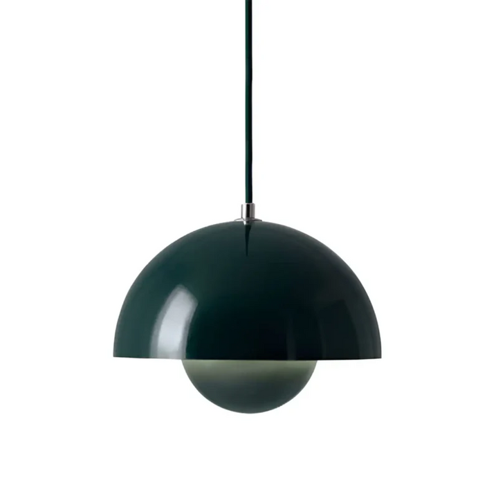 Scandinavian LED Pendant Lamp - NordicBlossom-Green-Nora Luxe