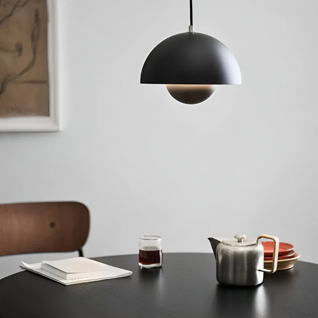 Scandinavian LED Pendant Lamp - NordicBlossom-Pink-Nora Luxe