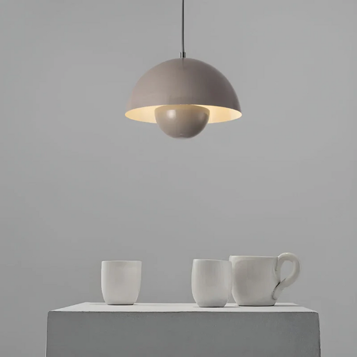 Scandinavian LED Pendant Lamp - NordicBlossom-Pink-Nora Luxe