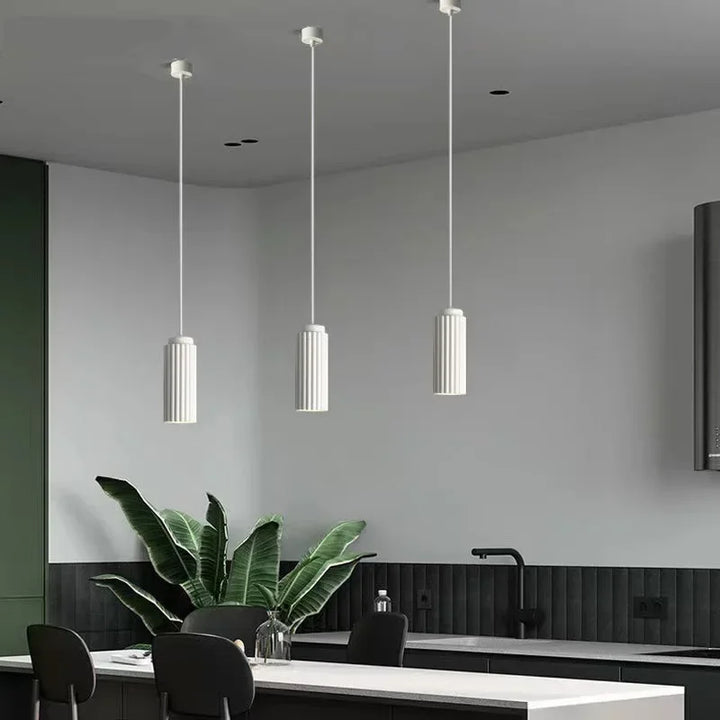 Scandinavian LED pendant lamp - NordicRadiance-White-Cool white-Nora Luxe