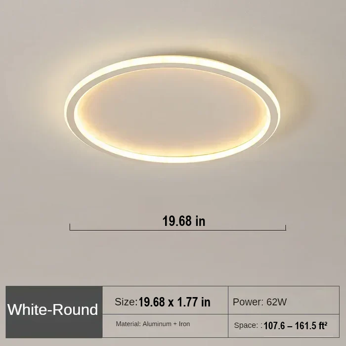 Scandinavian Round Ceiling Lamp - AuroraSphere-Natural White (no RC)-7.87 in Black-Nora Luxe