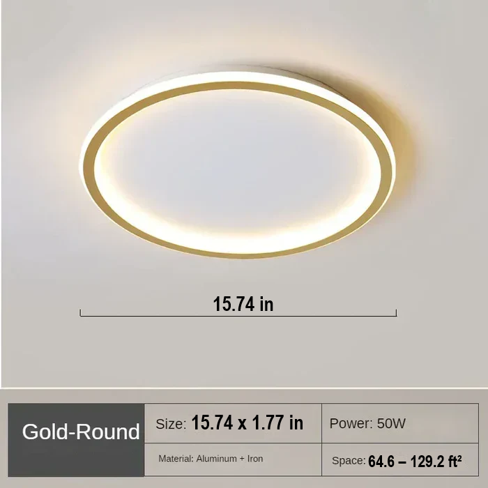 Scandinavian Round Ceiling Lamp - AuroraSphere-Natural White (no RC)-7.87 in Black-Nora Luxe