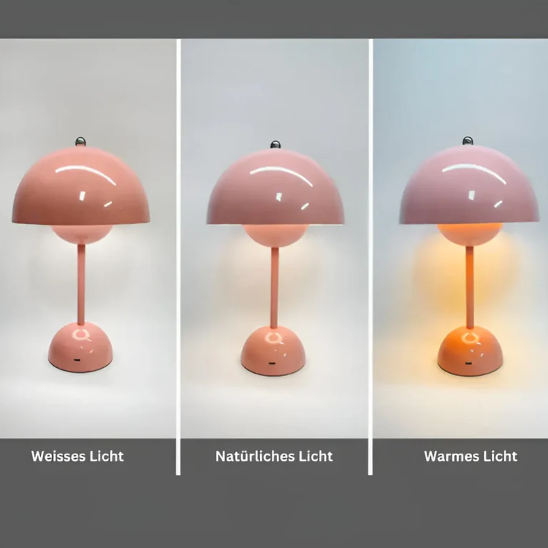 Scandinavian Table Lamp with Luminous Flair - NordicBeam-Pink-Nora Luxe