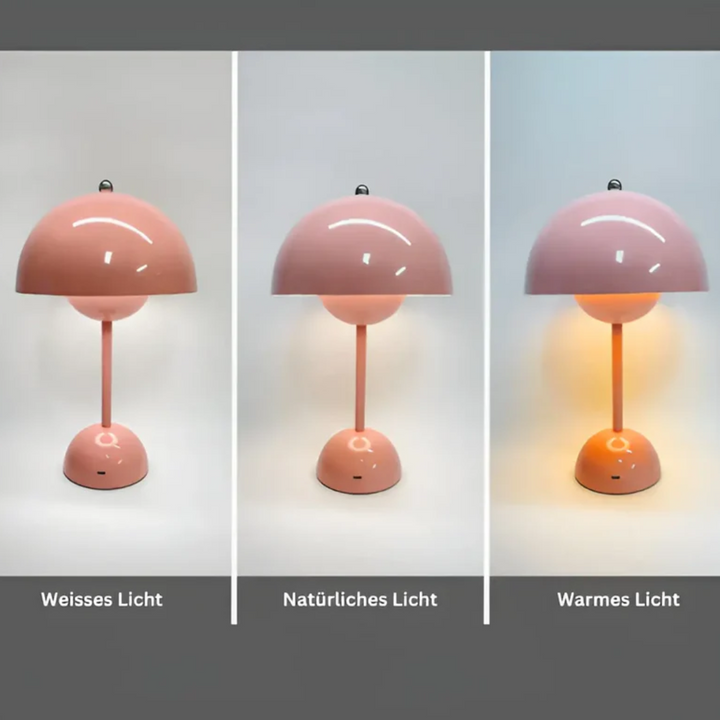 Scandinavian Table Lamp with Luminous Flair - NordicBeam-Pink-Nora Luxe