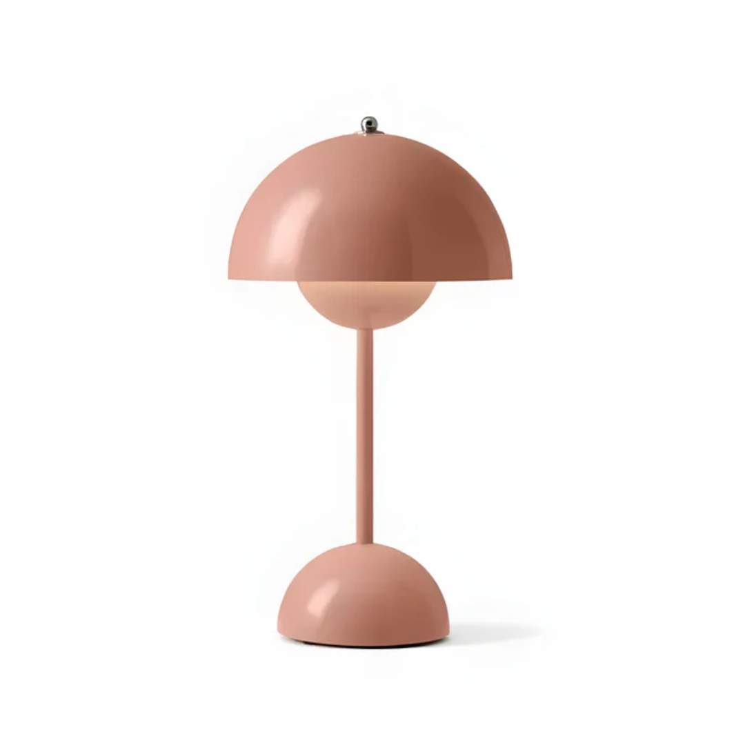 Scandinavian Table Lamp with Luminous Flair - NordicBeam-Pink-Nora Luxe