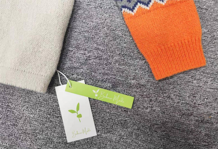 Scandinavian Trendy Sweater with Lively Pattern - NordicChic-S-Nora Luxe