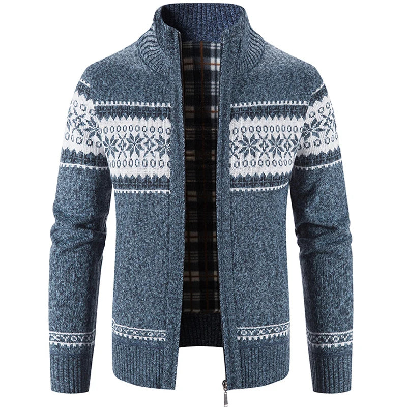 Scandinavian Vest for Men - NordicEdge-Blue Gray-M-Nora Luxe