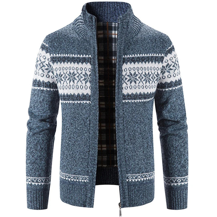 Scandinavian Vest for Men - NordicEdge-Blue Gray-M-Nora Luxe