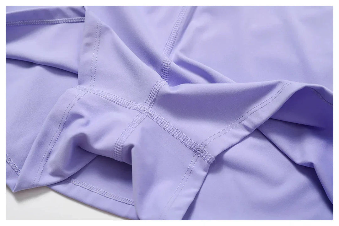 Seamless comfort sports bra for leisure & training – Nele-Purple-S-Nora Luxe