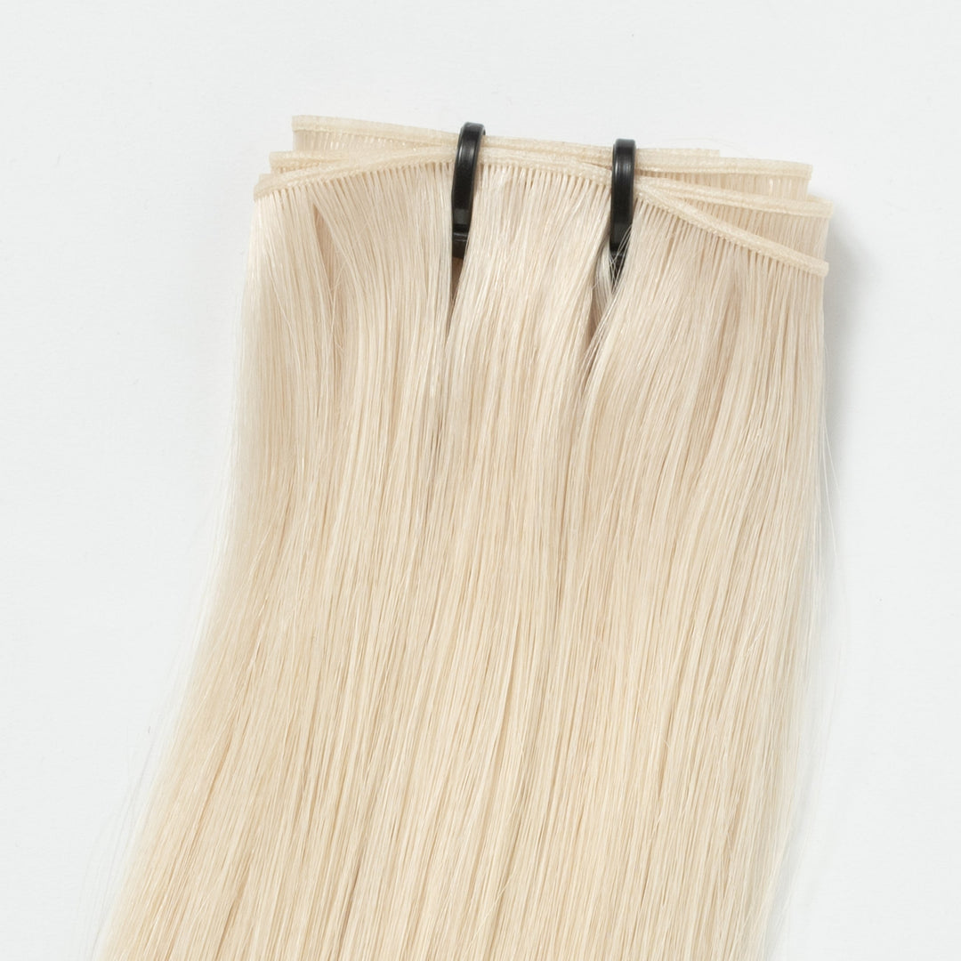 Seamless Hair Extension Strip – SilkLine (Light Ash Blonde 60B)-Nora Luxe