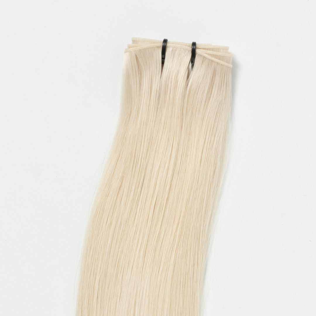 Seamless Hair Extension Strip – SilkLine (Light Ash Blonde 60B)-Nora Luxe