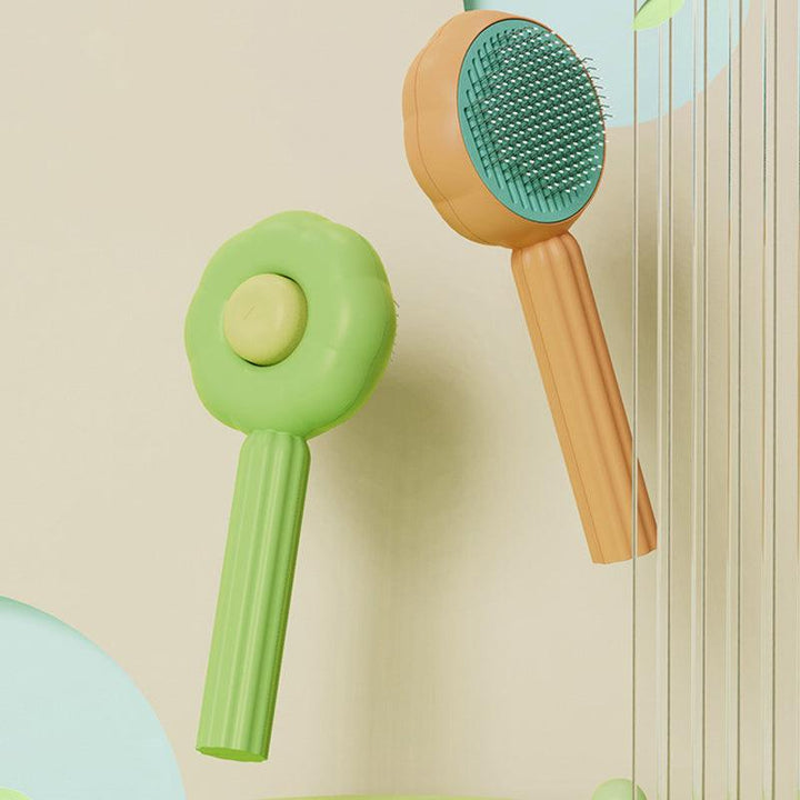 Self-Cleaning Cat Brush - PurrfectBrush-Green-Nora Luxe